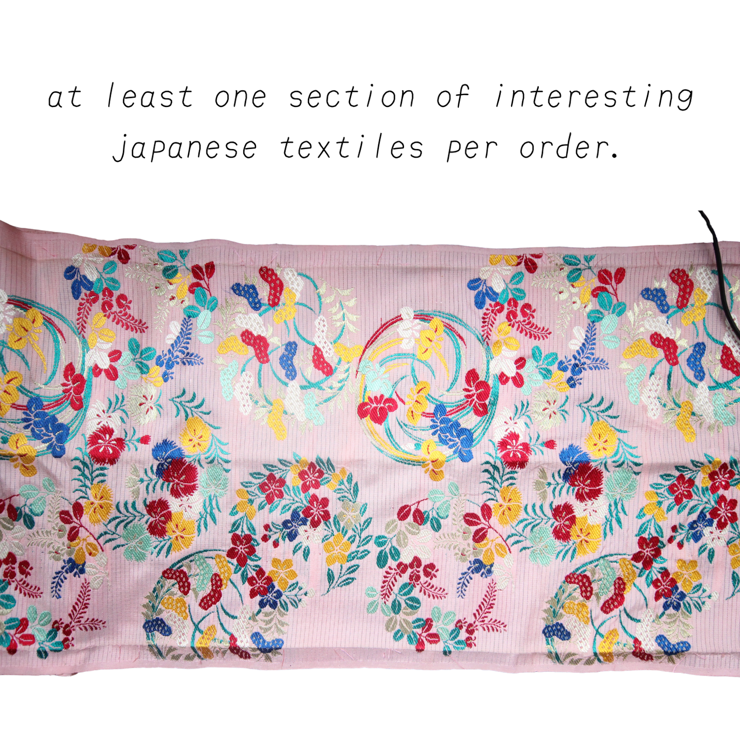 kimono fabric sections for patchwork     ~ limited ~