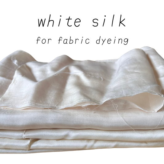 white silk (for fabric dyeing)