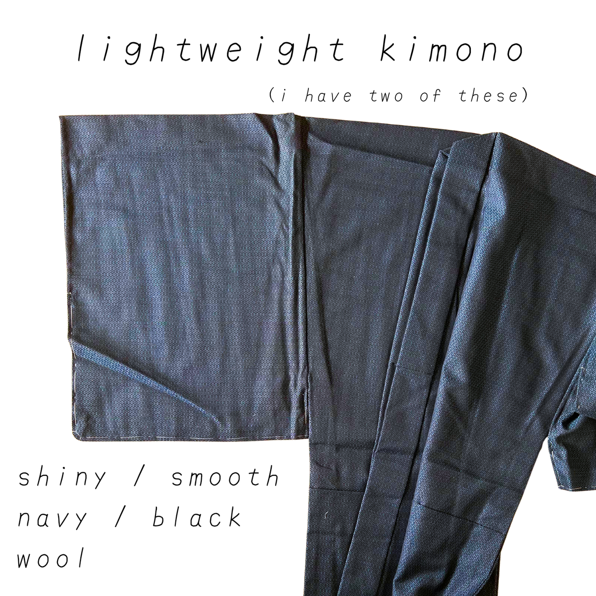 wool & lining kimono
