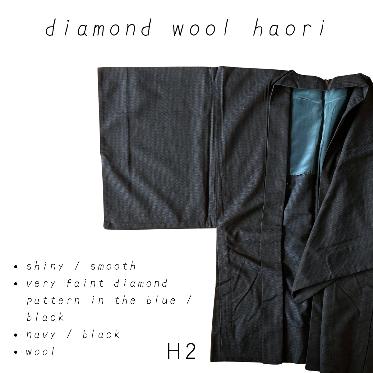 wool & lining kimono