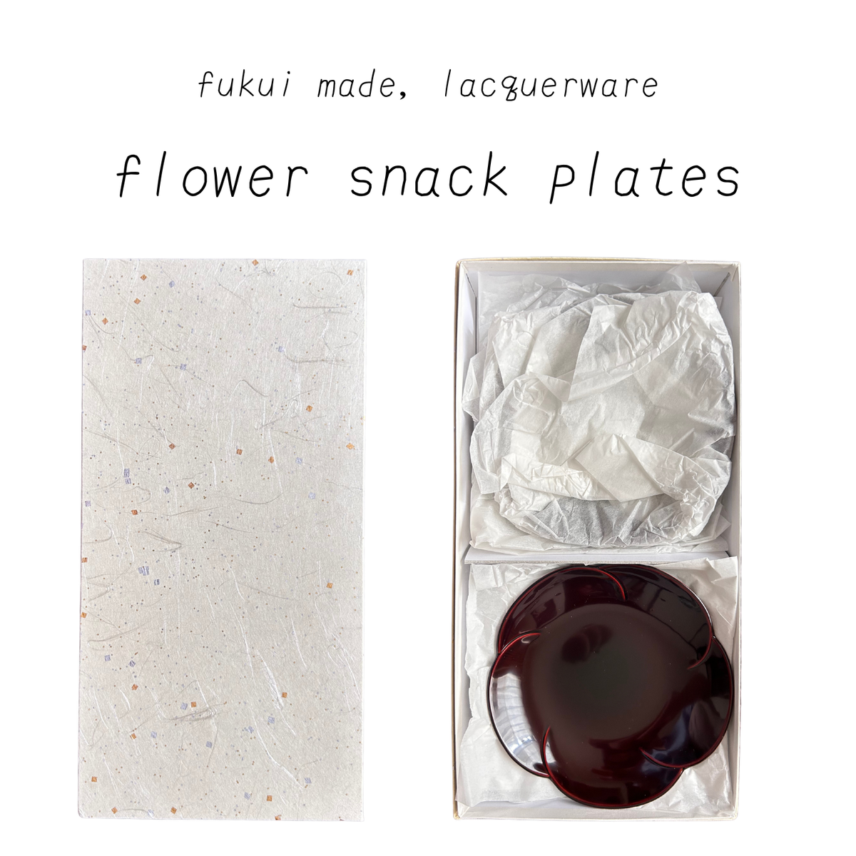 lacquerware snack plates