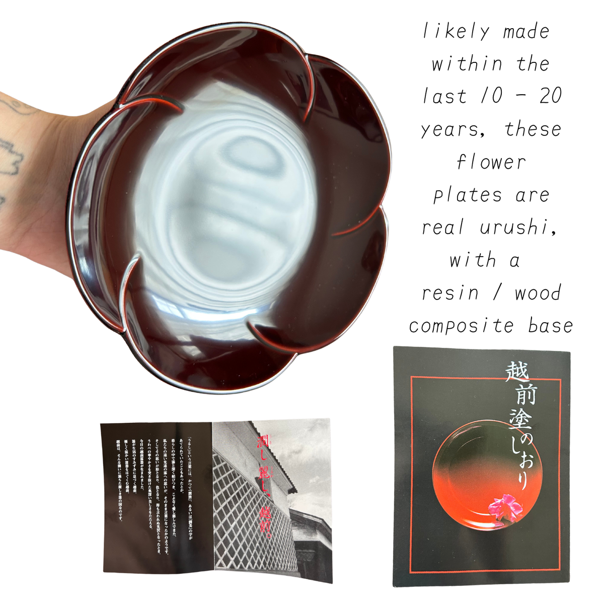 lacquerware snack plates