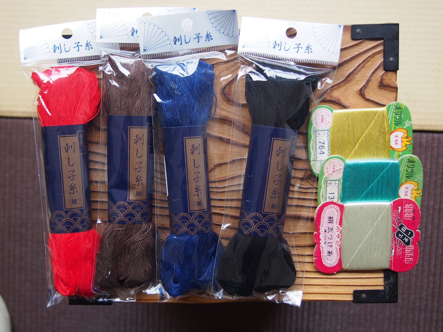 vintage thread & sashiko thread bundles