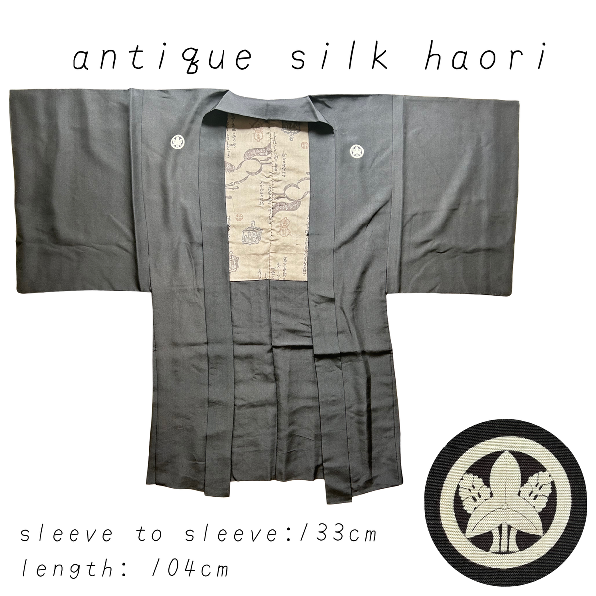 mens silk haori