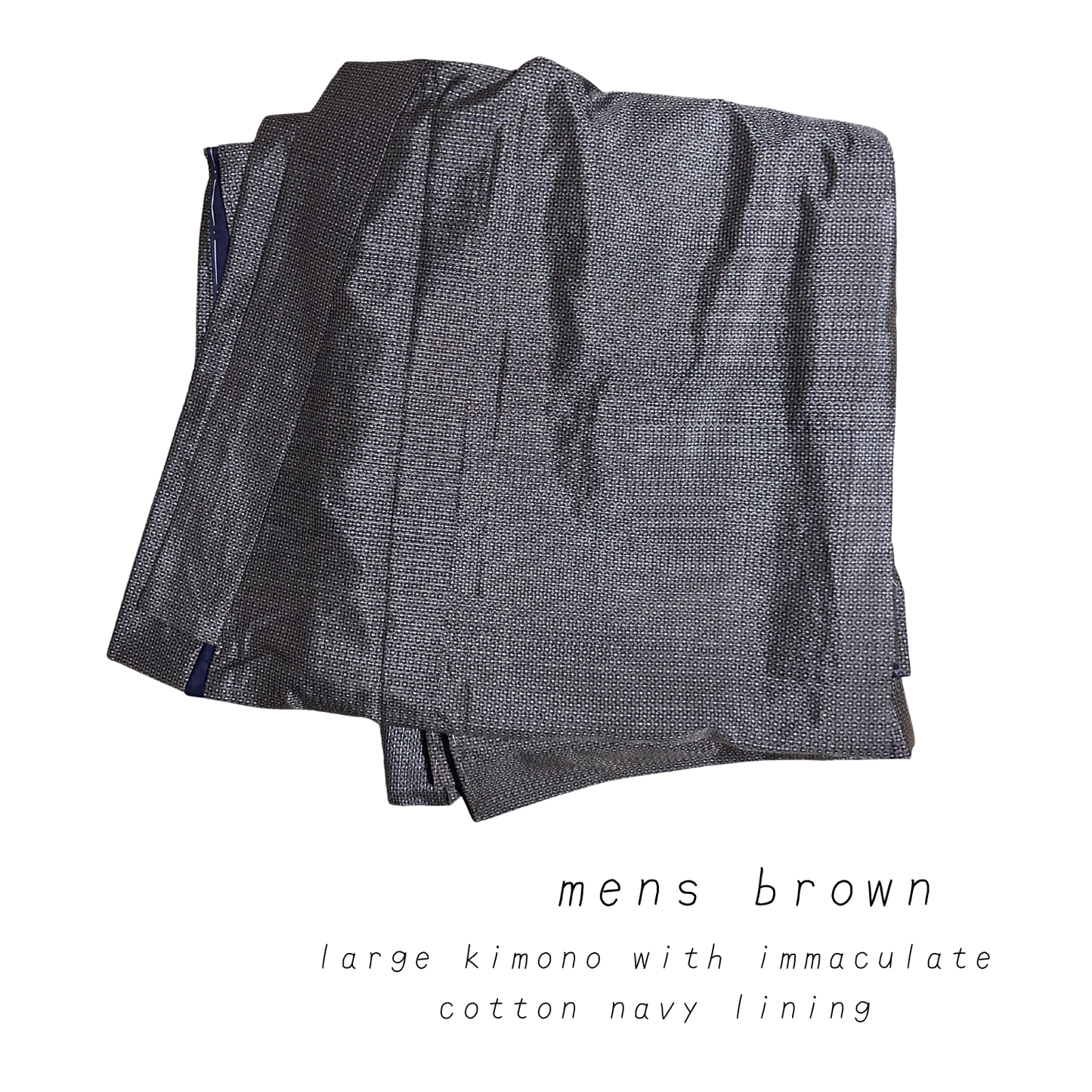 full kimono (tsumugi, 100% silk)