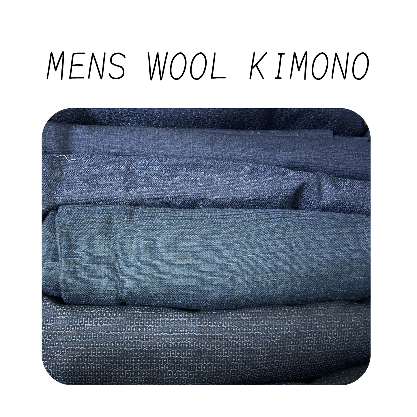 mens wool kimono