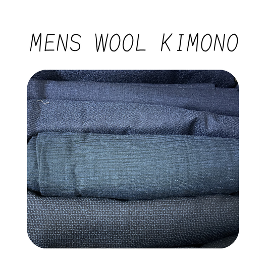 mens wool kimono