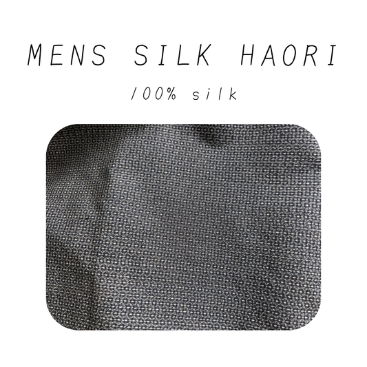 mens silk haori