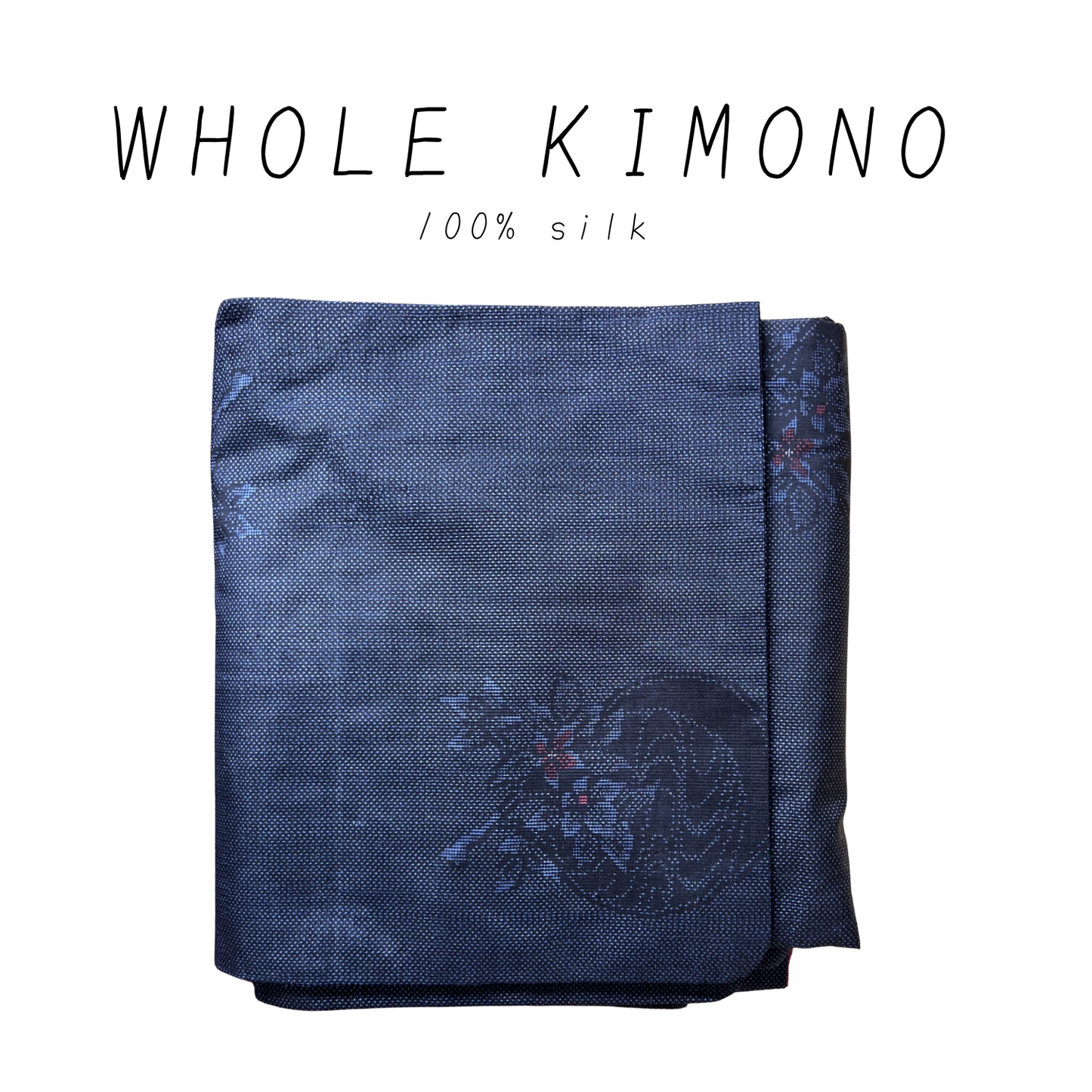 full kimono (tsumugi, 100% silk)